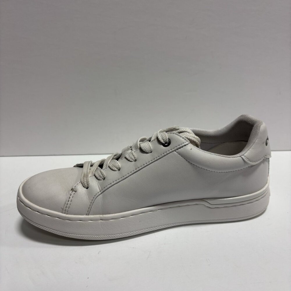 Coach Women’s Lowline Leather Sneakers White, Size 7.5 B - Picture 2 of 7